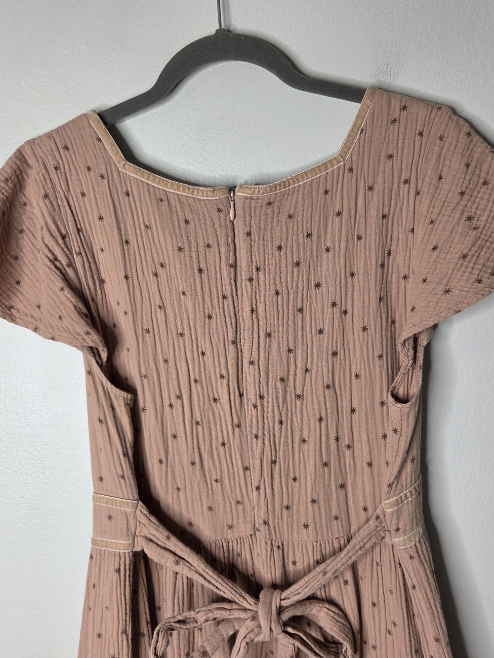 Rylee + Cru Dusty Rose 100% Cotton Maxi Dress - Picture 7 of 9